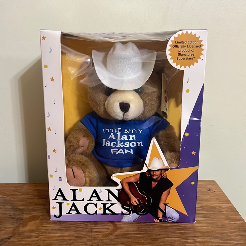 Alan Jackson Bear collectible